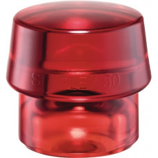 Kunststofhamerkop SIMPLEX hoofd-d. 30 mm plastic rood hard HALDER