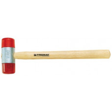 Plastic hamer hoofd-d. 22 mm koplengte 78 mm celluloseacetaat rood hout PROMAT