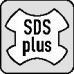 Set insteekgereedschap SDS-plus 3-delig in kunststofbox lengte 250 mm KU-box PRO