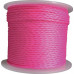 Stratenmakerskoord lengte 100 m d. 2 mm 60 kg polypropyleen pink