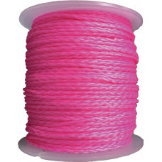 Stratenmakerskoord lengte 100 m d. 1,7 mm 30 kg polypropyleen pink