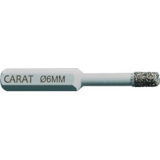 Tegelboor d. 6 mm 30 mm 6-kant opname CARAT