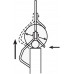 Draadstripmes Secura nr. 27 totale lengte 132mm zonder mes JOKARI