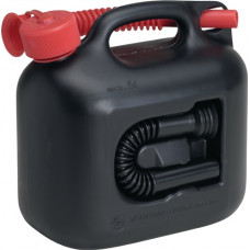 Brandstofjerrycan premium inhoud 5 l zwart 2 schenktuit L265xB147xH247mm HÜNERSD