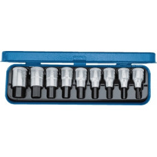 Dopsleutelset IN 19 PA 9-delig 1/2inch 3/16-5/8inch voor binnenzeskant GEDORE