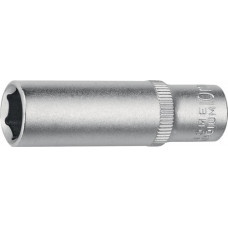 Extra lange dopsleutelbit 1/4 inch 6-kant, lang sleutelwijdte 10 mm lengte 50 mm