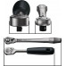 Doorsteekratel Zyklop Metal push 3/8inch 38 tanden lengte 222mm met onverliesb