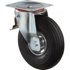 Wiel met luchtband wiel-d. 200 mm draagvermogen 75 kg met schroefplaat zwenkwiel