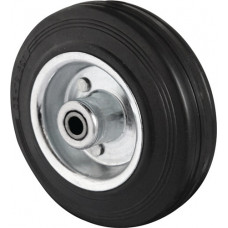Reserve-wiel wiel d. 200mm draagvermogen 205kg volledig van rubber zwart as-d.
