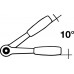 Doorsteekratel 3293 Z-94 3/4 inch 36 tanden lengte 510 mm met omsteekbaar vierka