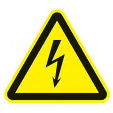 Waarschuwingsteken ASR A1.3/DIN EN ISO 7010 200 mm waarschuwing voor spanning fo
