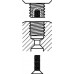 Tandkransboorhouder span-d. 0,8-10 mm 3/8 inch-24 mm voor rechts- en linksloop P