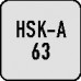 Vlakken-spanhouder DIN 69893A weldon span-d. 8 mm HSK-A63 uitkraaglengte 100 mm