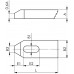 Spanneisen Nr.6314Z f.T-Nut 8mm L.60mm AMF