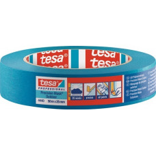 Precisiecrêpe 4440 buiten UV PLUS glad blauw lengte 50 m breedte 25 mm wiel TESA