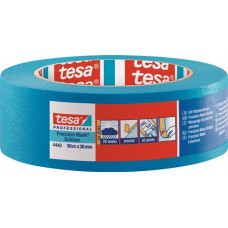 Precisiecrêpe 4440 buiten UV PLUS glad blauw lengte 50 m breedte 38 mm wiel TESA