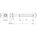 T-gleufbout DIN 787 T-groef 10 mm M10 lengte 63 mm kwaliteitsklasse 10.9 met moe