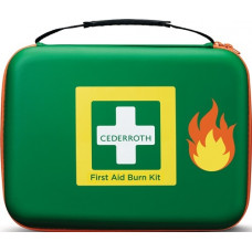 EHBO-tas ca. B305xH245xD86mm groen voor brandwondenverzorging CEDERROTH