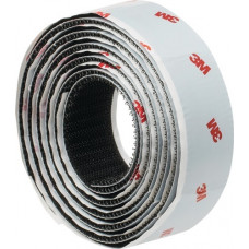 Klittenband SJ352B zwart lengte 1,25 m breedte 25 mm blister 3M