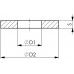 Onderlegring DIN 6340 voor schroeven M6 borings-d. 6,4 mm AMF