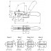 Horizontale spanner nr. 6830 maat 0 horizontale voet AMF