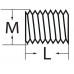 Spanschroef M18 x 2 lengte 20 mm voor spankop-d. 25 mm PROMAT