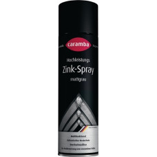 Zinkspray 500 ml matgrijs spuitbus CARAMBA