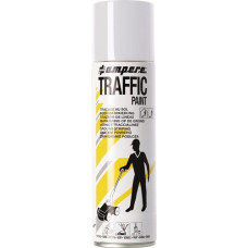 Bodemmarkeringsspray TRAFFIC PAINT 500 ml wit AMPERE