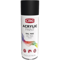 Kleurbeschermende lakspray ACRYLIC PAINT diepzwart glänzend RAL 9005 400 ml spui