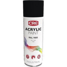 Kleurbeschermende lakspray ACRYLIC PAINT diepzwart mat RAL 9005 400 ml spuitbus