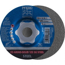 Afbraamschijf CC-GRIND-SOLID SG steel D125x5mm gebogen staal gat d. 22,23mm PF