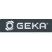 Vierkante tuinsproeier GEKA 399m² steeksysteem messing/aluminium metaal GEKA