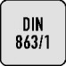 Schroefmaat DIN 863/1 0-25 mm spil-d. 6,5 mm PROMAT
