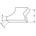 Diepteschuifmaat DIN 862 200 mm recht meetrail 8 x 3 mm HELIOS PREISSER