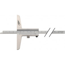 Diepteschuifmaat DIN 862 200 mm recht meetrail 8 x 3 mm HELIOS PREISSER