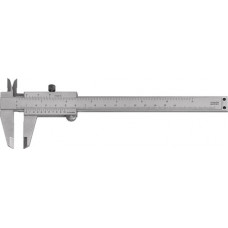 Zakschuifmaat DIN 862 150 mm met vergrendelingschroef hoekig parallaxvrije aflez