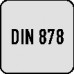 Veiligheidsmeetklok DIN 878 SI-90 0,8 mm aflezing 0,01 mm met stootbescherming K