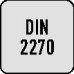 Zwenktaster DIN 2270 ± 0,4 mm aflezing 0,01 mm buitenringd. 40,5 mm HELIOS PREIS