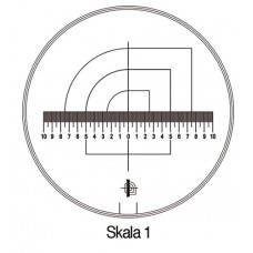 Meetschaal Tech-Line Schaal-d. 25/2,5 mm duo-schaalverdeling 1-standaard SCHWEIZ