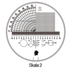 Meetschaal Tech-Line Schaal-d. 25/2,5 mm duo-schaalverdeling 2 SCHWEIZER