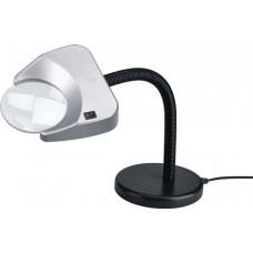 Staande loeplamp Tech-Line vergroting 2x LED lenzen-d. 120 mm SCHWEIZER