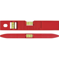 Waterpas Torpedo 25 cm ABS rood ± 1mm/m met magneet BMI