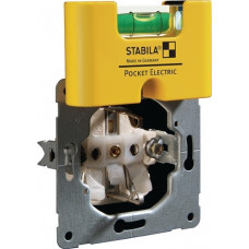 Waterpas pocket Electric 7cm kunststof geel ± 1mm/m met magneet STABILA