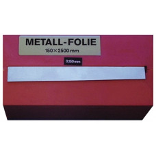 Metaalfolie dikte 0,300 mm staal lengte 2500 mm breedte 150 mm