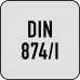 Liniaal DIN 874/I lengte 1000 mm staal HELIOS PREISSER