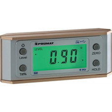 Hellingmeter 0- 90graden digitaal aflezing 0,05graden PROMAT