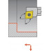 Wisselplaathouder A10H-SCLCL 06 links vernikkeld met interne koeling PROMAT
