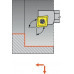 Wisselplaathouder A0608H-SCLCL 06 links vernikkeld met interne koeling PROMAT