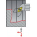 Wisselplaathouder A12K-SDQCR 07 rechts vernikkeld met interne koeling PROMAT