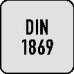 Spiraalboor voor diepe gaten DIN 1869 type deursterkte nominale-d. 12 mm HSS cil